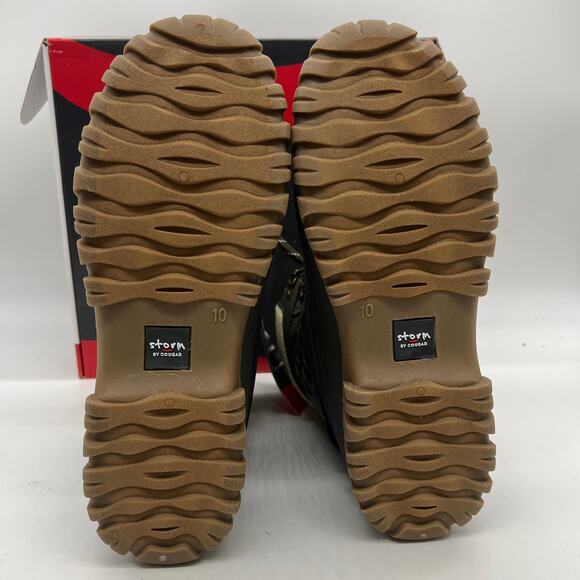 Cougar Waterproof Winter Boots Size 10Medium Green Olive Quilt Carlisle Lace Up - Picture 9 of 12